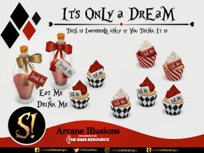 Sims 4 —  Arcane Illusions - It's only a dream - decor cupcake Eat Me by SIMcredible! — "This is impossible only if