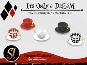 Sims 4 — Arcane Illusions - It's only a dream - teacup by SIMcredible! — "This is impossible only if you think it