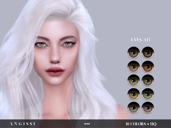 Sims 4 — EYES-A15 by ANGISSI — *For all questions go here - angissi.tumblr.com Facepaint category 10 colors HQ compatible