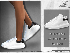 Sims 4 — Over-sized Sneakers by _zy — New mesh 10 colors All lods HQ compatible hope you will like it~