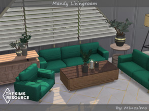 Sims 4 — Mandy Livingroom by Mincsims — Mandy Livingroom can offer modern, contemporary interior to your sims' home. The