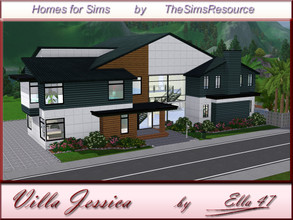 Sims 3 — Villa Jesica by ella47 — Villa Jesica Collorfull nice Home for your Sims There are 4 Bedrooms 3 Bathrooms Nice