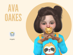 Sims 4 — Ava Oakes (TSR only CC) by Mini_Simmer — Ava is the daughter of my sim Jessie Oakes Download the CC from the