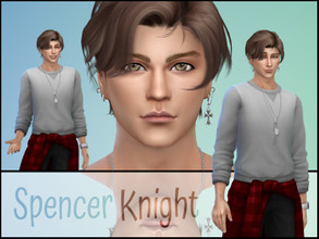 Sims 4 — Spencer Knight by fransyung — SIM Details Name: Spencer Knight Age Group: Young adult Gender: Male - Can use the