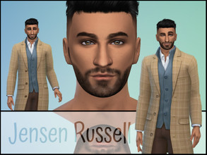 Sims 4 — Jensen Russell by fransyung — SIM Details Name: Jensen Russell Age Group: Young adult Gender: Male - Can use the