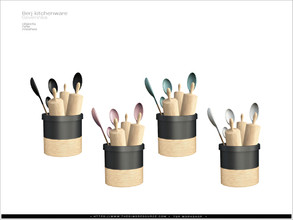 Sims 4 — Berj kitchenware - utensils by Severinka_ — Utensils From the set 'Berj kitchenware' Build / Buy category: Decor