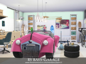Sims 4 — BY BAYS-GARAGE by dasie22 — BY BAYS-GARAGE is a coastal utility room with a touch of Hamptons style. Please, use