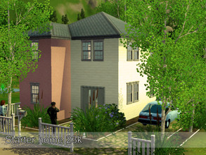 Sims 3 — Starter house 23k by Simswunder — This house is perfect for a couple with a baby/toddler. It has three rooms (2