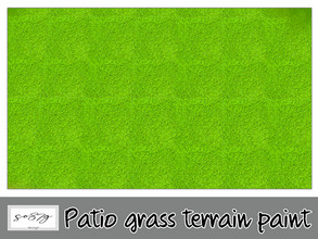 Sims 4 — Patio Grass by so87g — you can found it in terrain paint-grass. All my preview screenshots are taken with the