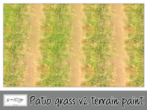 Sims 4 — Patio Grass 2 by so87g — you can found it in terrain paint-grass. All my preview screenshots are taken with the