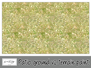 Sims 4 — Patio Ground 2 by so87g — you can found it in terrain paint-stone. All my preview screenshots are taken with the