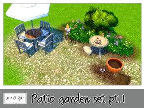 Sims 4 — Patio set pt.1  by so87g — Patio Chair: cost 60$, available in 6 colors, you can found it in comfort-chair.