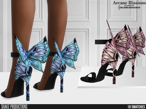 Sims 4 — Arcane Illusions High Heels 1 by ShakeProductions — Shoes/High Heels New Mesh All LODs Handpainted 10 Colors