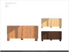 Sims 4 — Nova diningroom - cupboard by Severinka_ — Cupboard (dresser) From the set 'Nova diningroom' Build / Buy