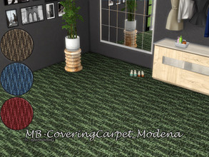Sims 4 — MB-CoveringCarpet_Modena by matomibotaki — MB-CoveringCarpet_Modena Discreetly patterned carpet in 4 different