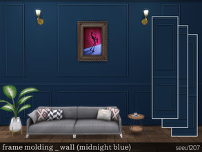 Sims 4 — Midnight Blue Frame Molding by seeu1207 — in any combination