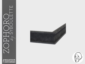 Sims 4 — Zophoro - Industrial beam exterior trim by Syboubou — This is an exterior trim shape as an industrial beam for