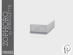 Sims 4 — Zophoro - sleek frieze by Syboubou — Minimalist and simple frieze to sophisiticate the exterior facade of your