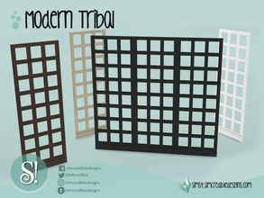 Sims 4 — Modern Tribal separator by SIMcredible! — by SIMcredibledesigns.com available at TSR 4 colors variations