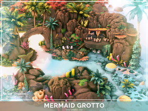 Sims 4 — Arcane Illusions - Mermaid Grotto (NO CC) by Mini_Simmer — A perfect hangout spot for your mermaid sims. 