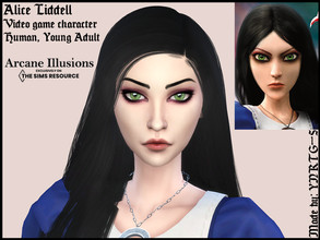 Sims 4 — Arcane Illusions - Alice Liddell by YNRTG-S — Even though I've never played the game, I still like Alice as a
