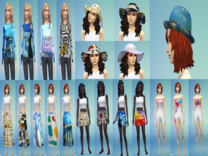 Sims 4 — Artsy Lady Set By Freegan Creations by FreeganCreations — Artsy Lady Set is my first CC set. Each Item has over
