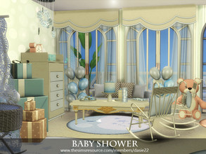 Sims 4 — BABY SHOWER by dasie22 — BABY SHOWER is a toddler room with some party elements. Please, use code bb.moveobjects