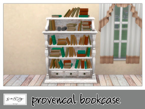 Sims 4 — Provencal bookcase by so87g — cost 1500$, you can find it in Storage - Bookshelf. All my preview screenshots are