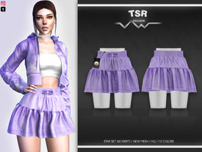 Sims 4 — STAR SET-160 (SKIRT) BD557 by busra-tr — 10 colors Adult-Elder-Teen-Young Adult For Female Custom thumbnail