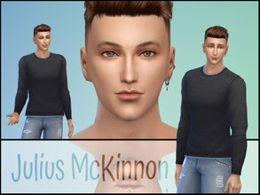 Sims 4 — Julius McKinnon by fransyung — SIM Details Name: Julius McKinnon Age Group: Young adult Gender: Male - Can use