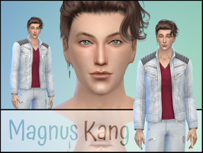 Sims 4 — Magnus Kang by fransyung — SIM Details Name: Magnus Kang Age Group: Young adult Gender: Male - Can use the