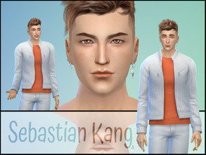 Sims 4 — Sebastian Kang by fransyung — SIM Details Name: Sebastian Kang Age Group: Young adult Gender: Male - Can use the
