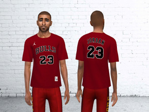 Sims 4 — Jordan 23 T-shirt by AeroJay — - Jordan 23 T-shirt - 1 Color - Don't Re-upload