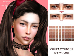 Sims 4 — Eyelids N1 by Valuka — This is the eyelids. You can find it in skindetails category. Thumbnail for