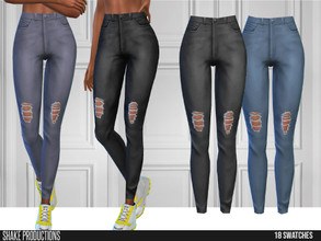 Sims 4 — 767 - Jeans by ShakeProductions — Jeans 5 Colors