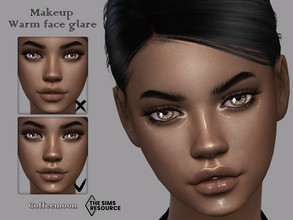 Sims 4 — Warm face glare (makeup) by coffeemoon — "Blush" category 20 styles for male and female: tioddler,