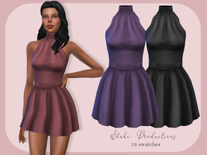 Sims 4 — 764 - Dress by ShakeProductions — Dress 18 Colors New Mesh