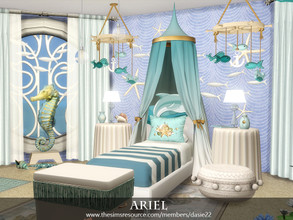 Sims 4 — Ariel by dasie22 — Ariel is a lovely kids room. It is built on an octagonal plan. Please, use code