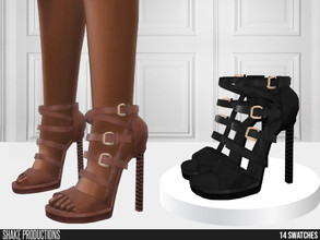 Sims 4 — 769 - High Heel Boots by ShakeProductions — Shoes/High Heels New Mesh All LODs Handpainted 14 Colors