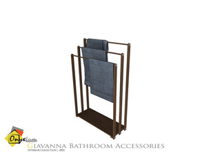Sims 4 — Giavanna Towel Holder Stand by Onyxium — Onyxium@TSR Design Workshop Bathroom Collection | Belong To The 2021