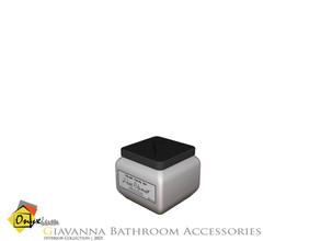 Sims 4 — Giavanna Cream Box by Onyxium — Onyxium@TSR Design Workshop Bathroom Collection | Belong To The 2021 Year