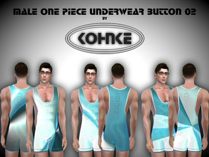 Sims 4 — Kohnke Male One Piece Underwear Button 02 by CHKohnke — One Piece Underwear