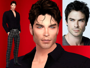 Sims 4 — Ian Somerhalder by DarkWave14 — Download all CC's listed in the Required Tab to have the sim like in the