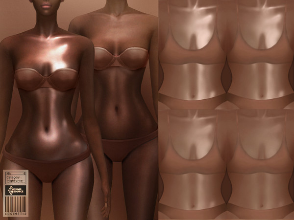 Sims 4 — Body Highlighter for Female| N6 by cosimetic — This content is made for Female body but it is also suitable for