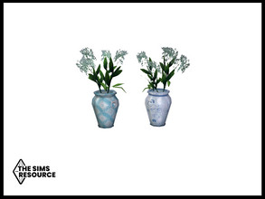 Sims 4 — Coastal Retreat Gypsophila Flowers by seimar8 — Maxis match coastal gypsophila flowering plant with a nautical