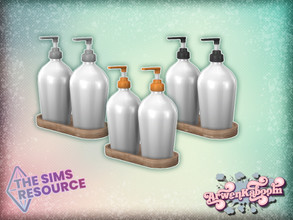Sims 4 — Glassary - Soaps by ArwenKaboom — Base game deco soaps in 6 recolors. You can find all objects by searching