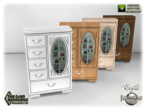 Sims 4 — Evjki bedroom dresser by jomsims — Evjki bedroom dresser