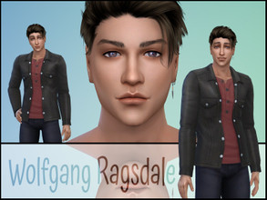 Sims 4 — Wolfgang Ragsdale by fransyung — SIM Details Name: Wolfgang Ragsdale Age Group: Young adult Gender: Male - Can