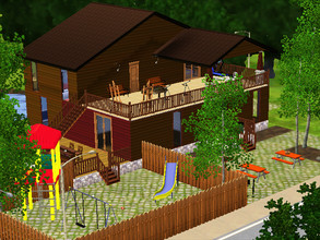 Sims 3 — The Babysitter Home/House by SHINshyne2 — A 3 bedroom and 3 bathroom home, fully furnished with a library,