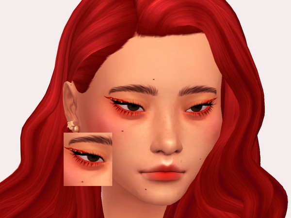 Sims 4 — Oni Eyeliner by Sagittariah — base game compatible 3 swatch properly tagged enabled for all occults disabled for